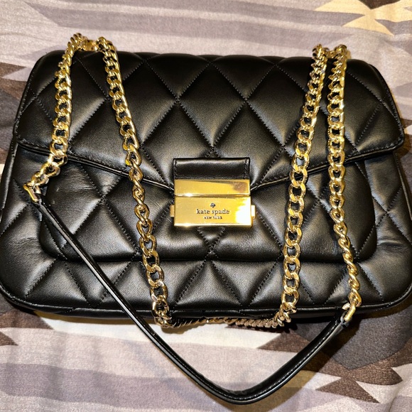 Kate Spade 2 way black and gold bag - Picture 8 of 8